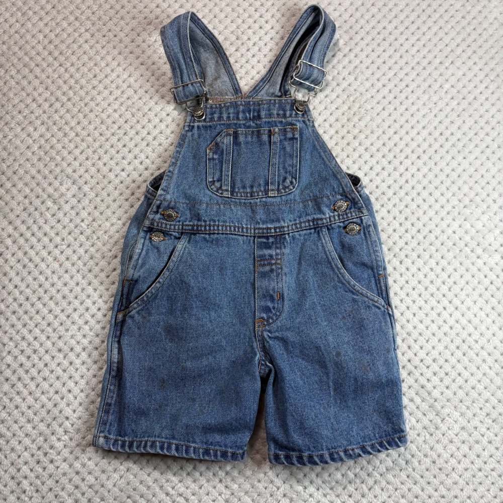 Vintage Route 66 size 4 kids overall shorts.